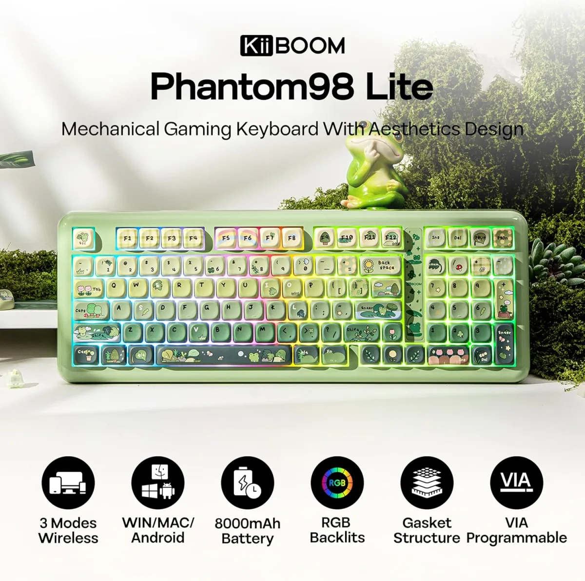 KiiBoom Phantom98 Review: A Thocky, Wireless Delight With Minor Quirks