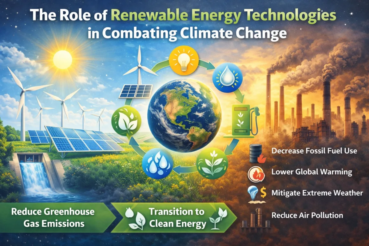 The Role of Renewable Energy Technologies in Combating Climate Change