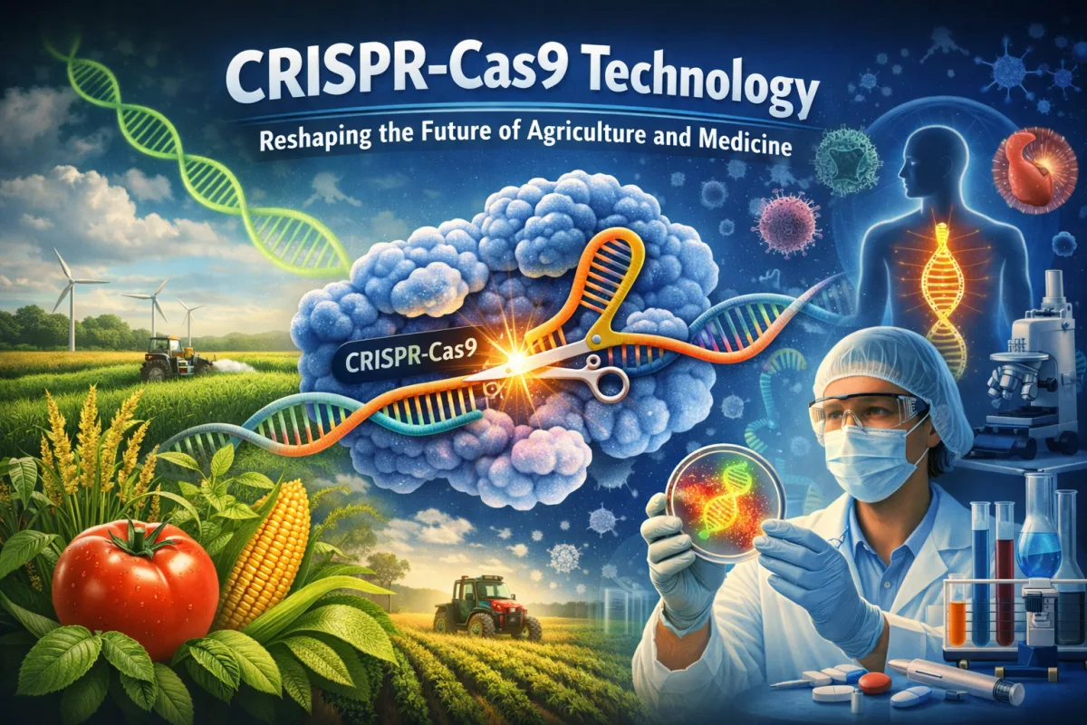 CRISPR-Cas9 Technology: Reshaping the Future of Agriculture and Medicine