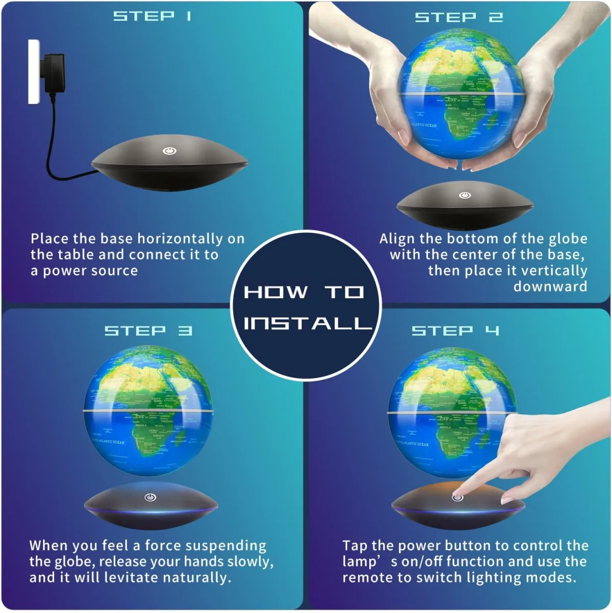 Poojaed Levitating Plant Pot: A Mesmerizing Desk Gadget