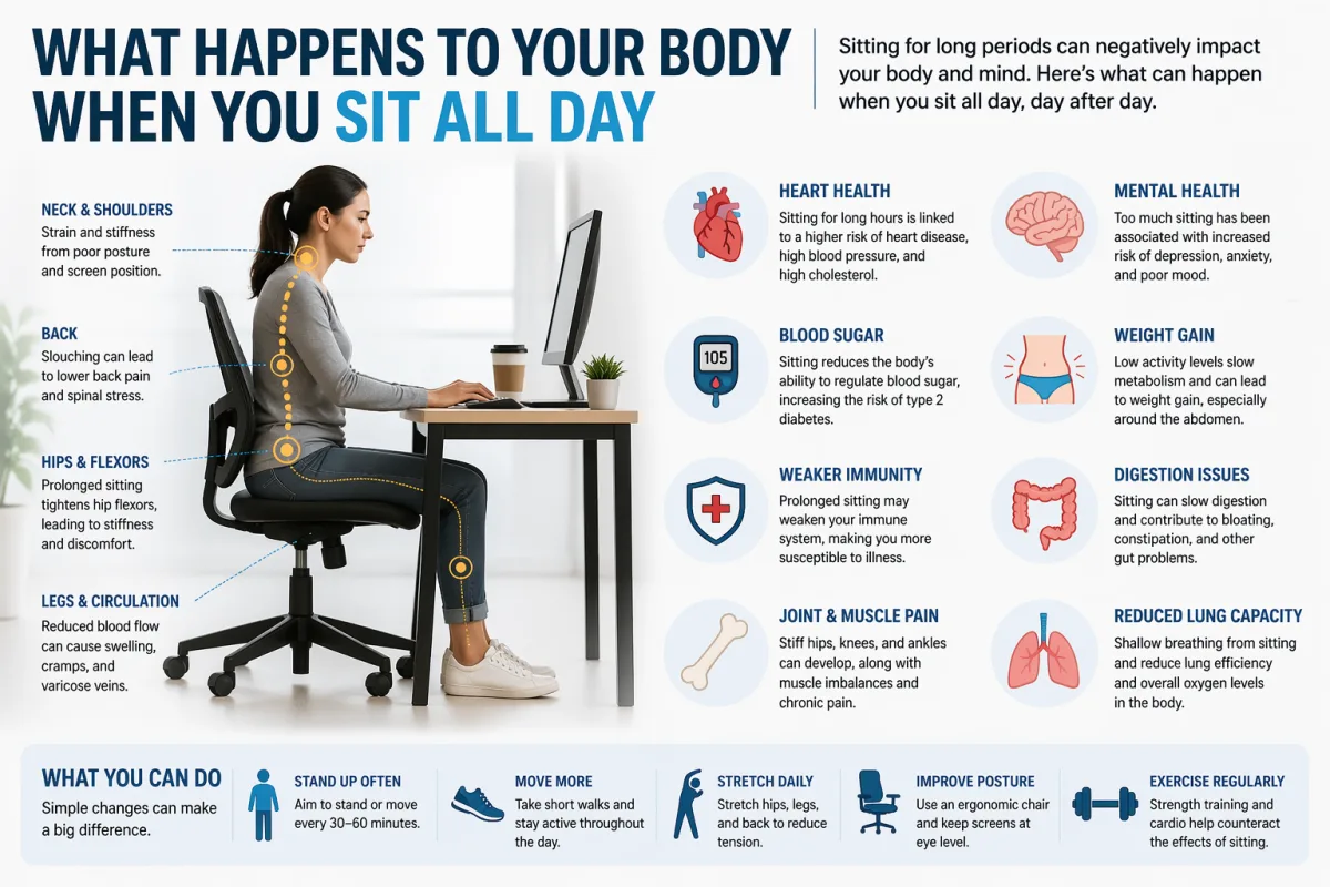 What Happens to Your Body When You Sit All Day