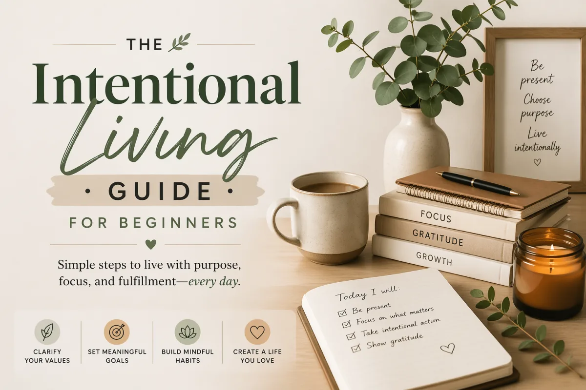The “Intentional Living” Guide for Beginners