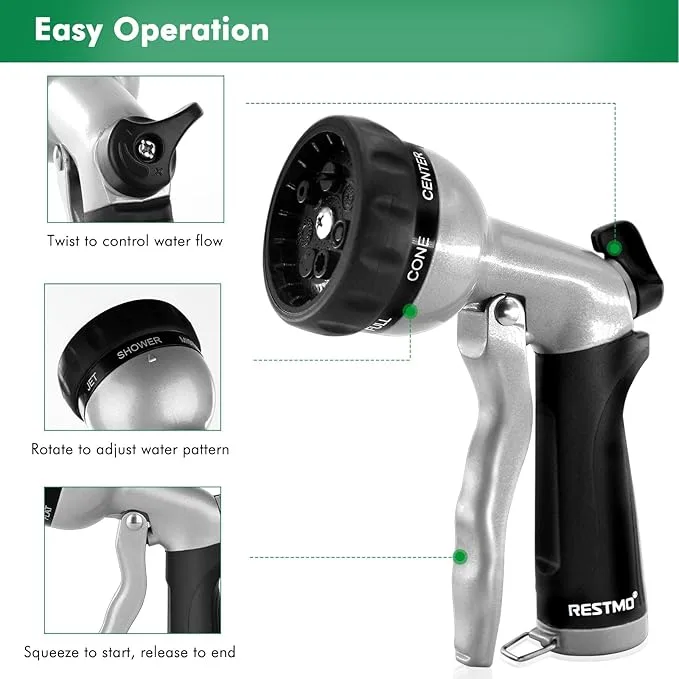 RESTMO Garden Hose Nozzle Review: Heavy Duty or Heavy Disappointment?