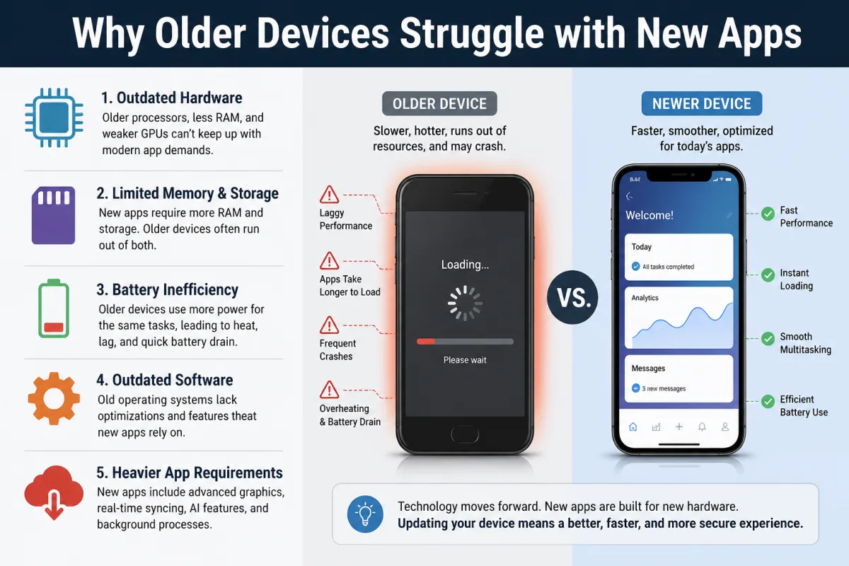 Why Older Devices Struggle with New Apps