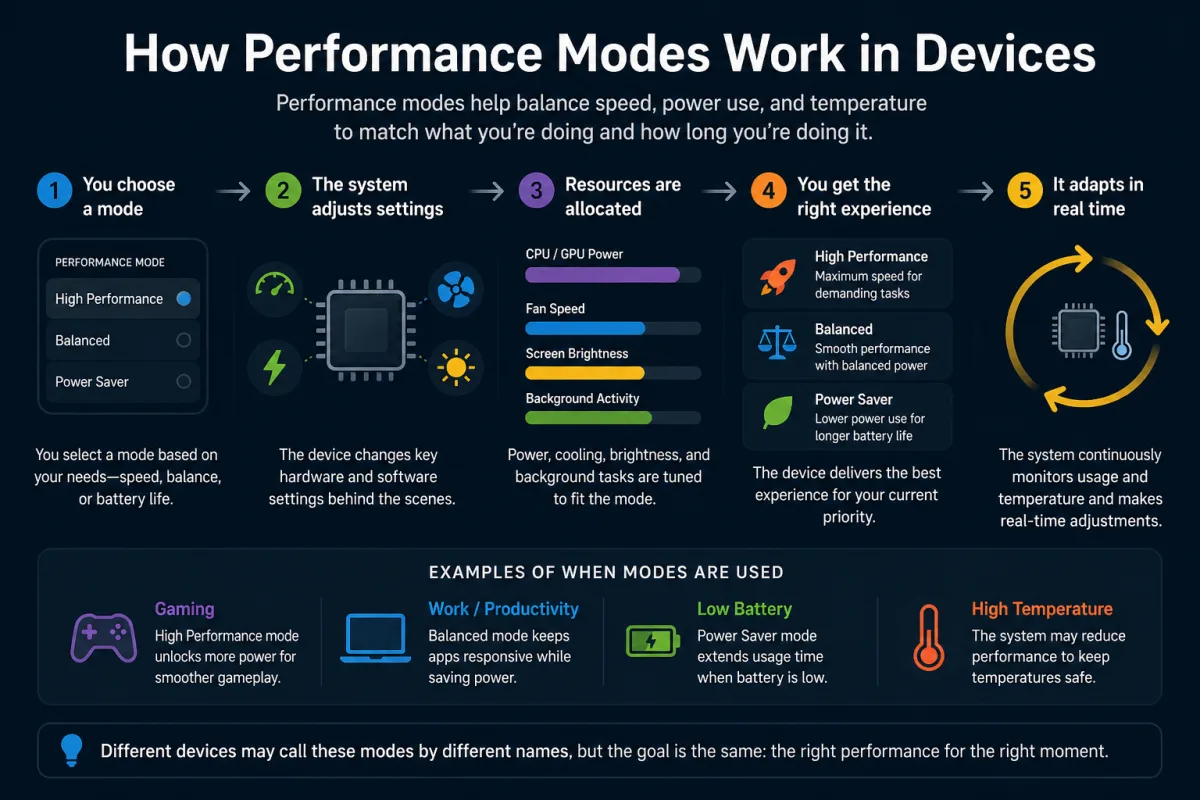 How Performance Modes Work in Devices