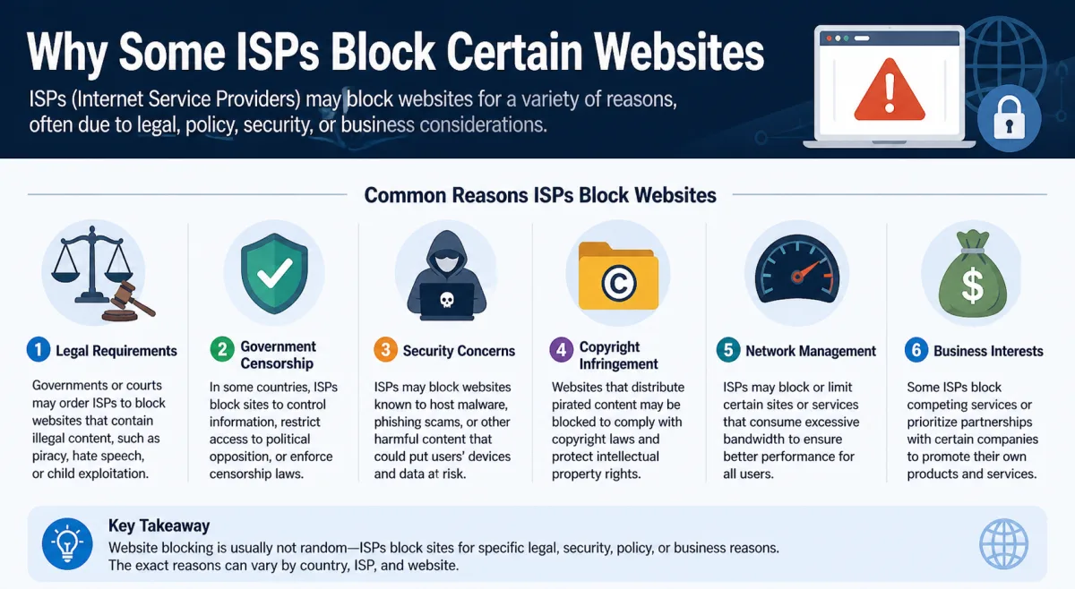 Why Some ISPs Block Certain Websites