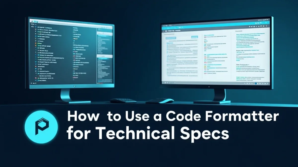 How to Use a Code Formatter for Technical Specs