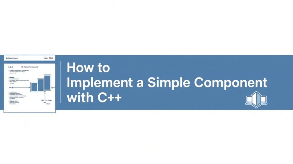 How to Implement a Simple Component with C++