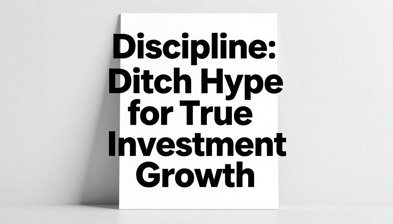 Discipline Wins: Ditch Hype for True Investment Growth