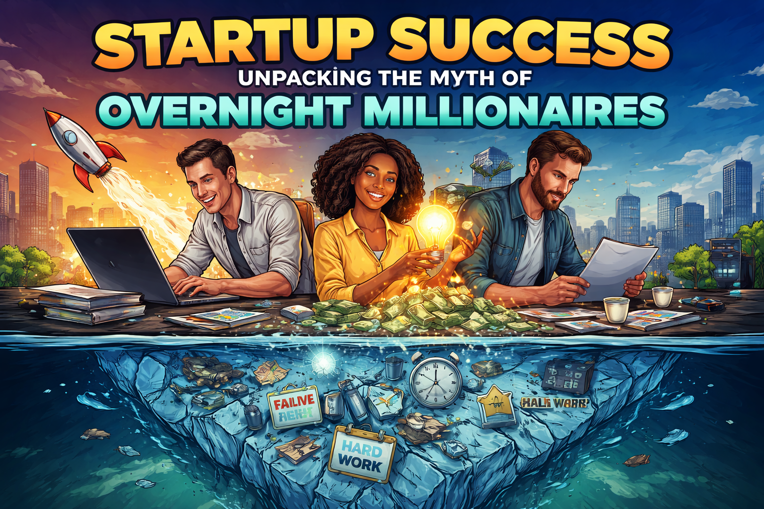 Startup Success: Unpacking the Myth of Overnight Millionaires