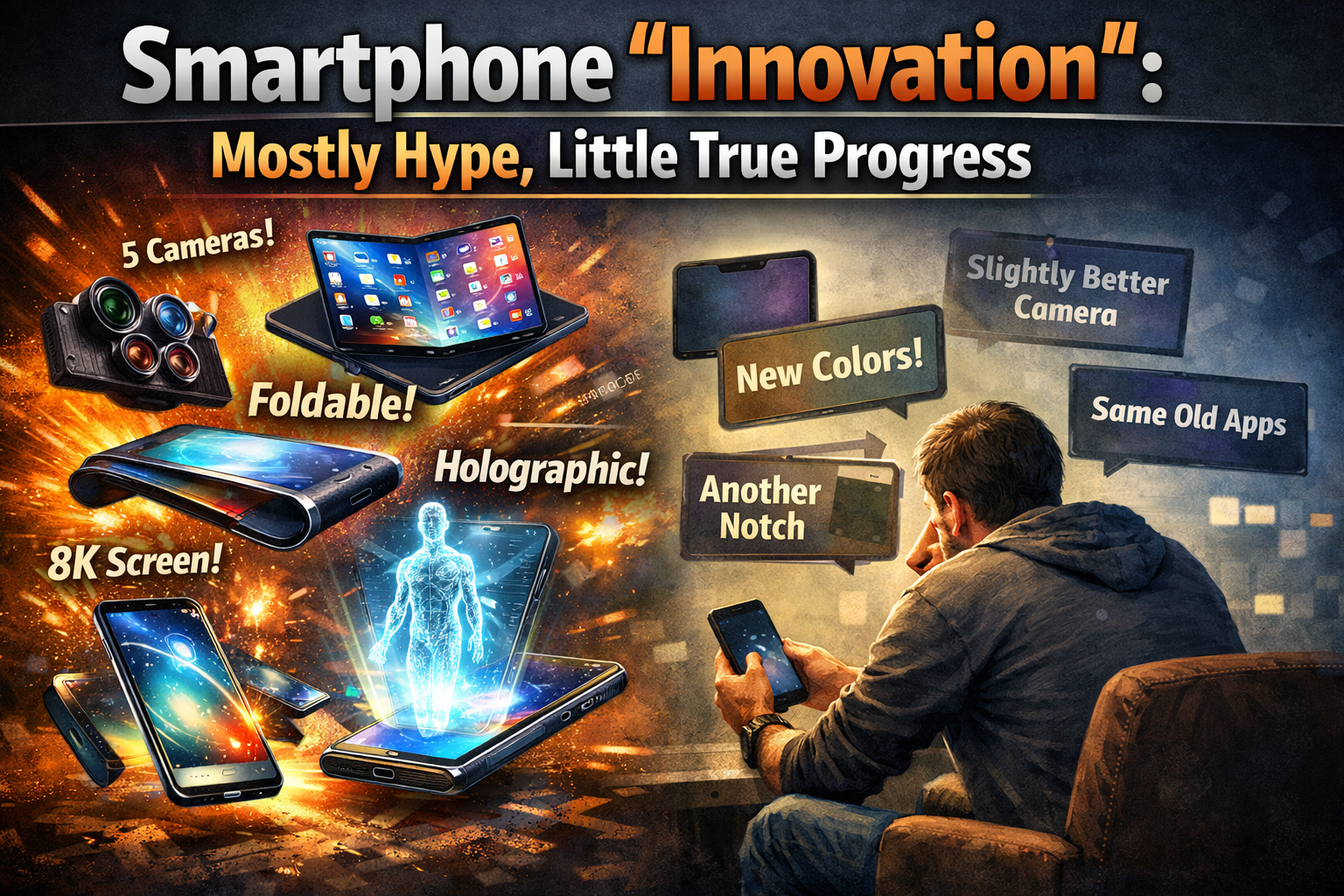Smartphone "Innovation": Mostly Hype, Little True Progress