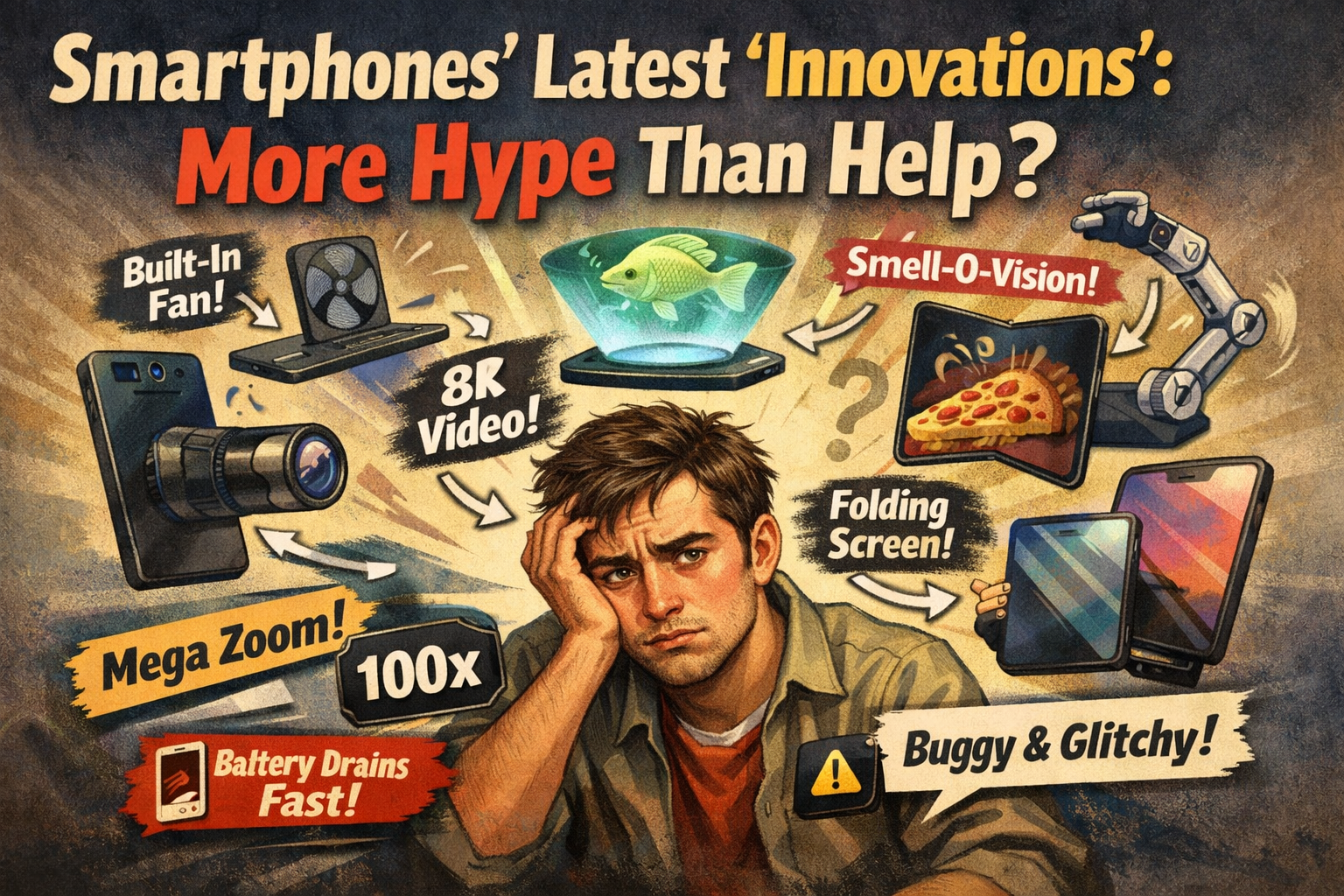 Smartphones' Latest 'Innovations': More Hype Than Help?