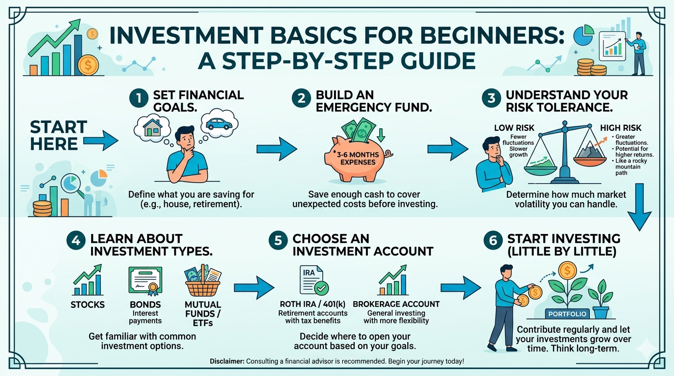 Investment Basics for Beginners: A Step-by-Step Guide.