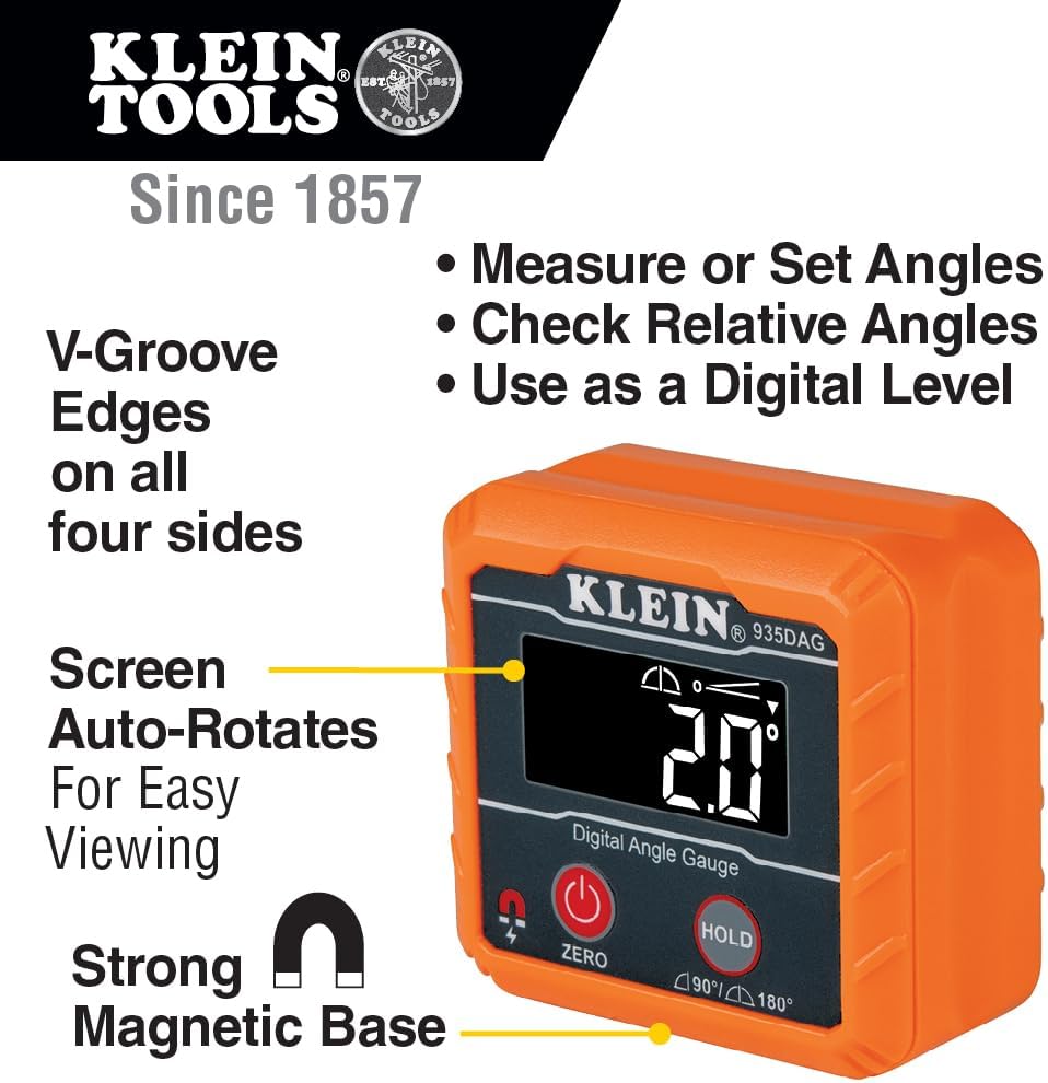 Klein Tools 935DAG Review: A Must-Have Digital Angle Gauge?