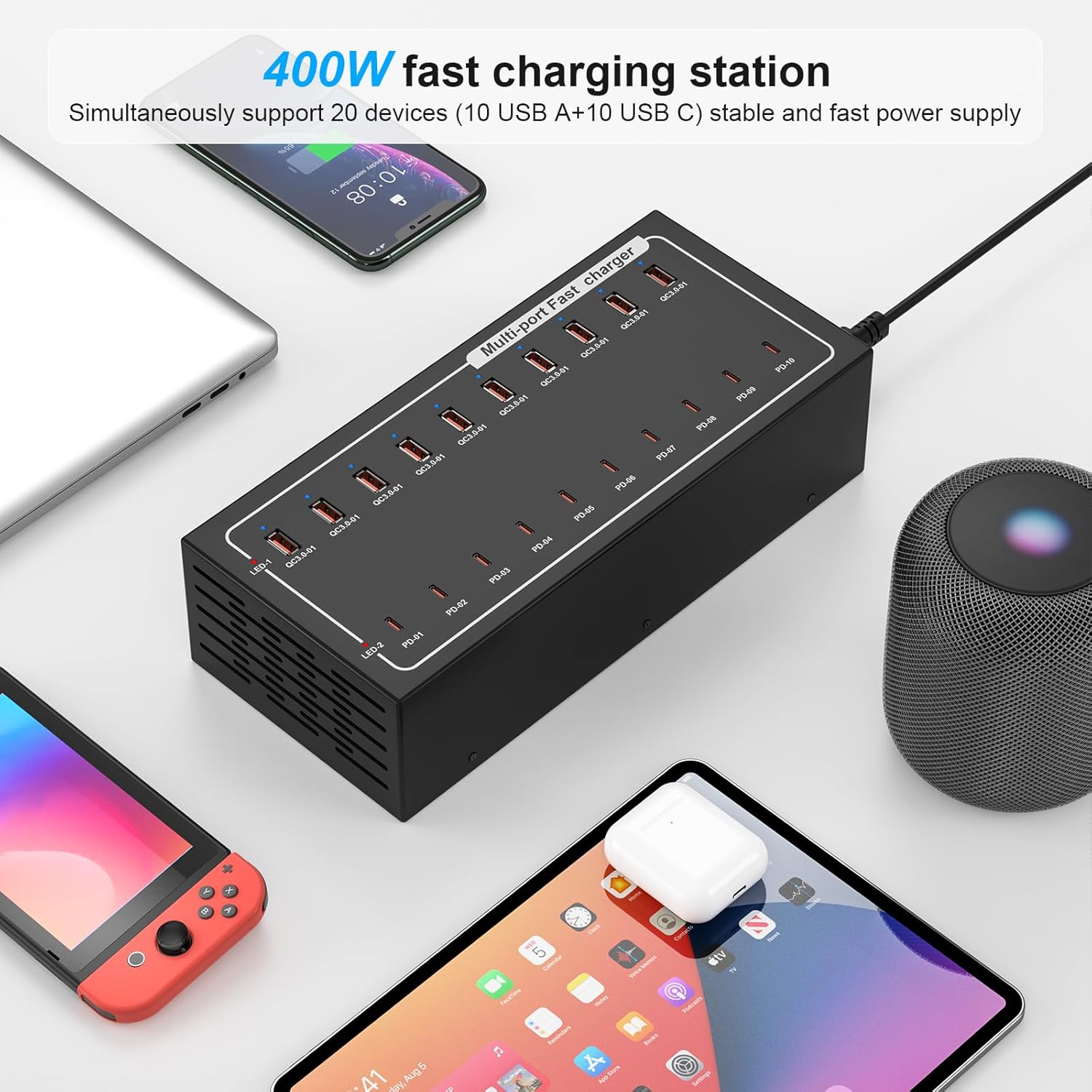 This Multi-Port Charger Tackles Clutter & Boosts Speed – Mostly!
