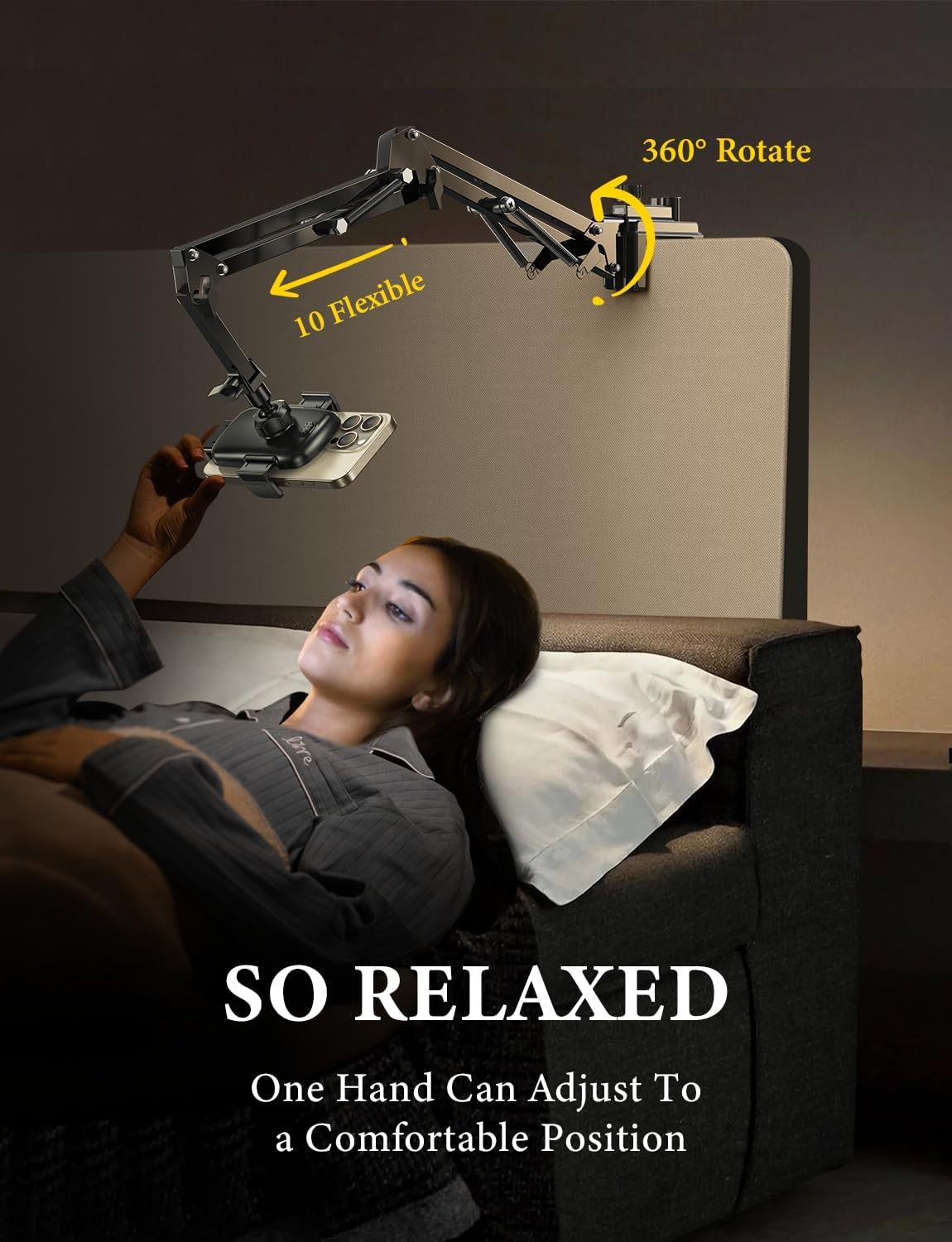 LISEN Gooseneck Phone Holder: Sturdy, Flexible, & Almost Perfect