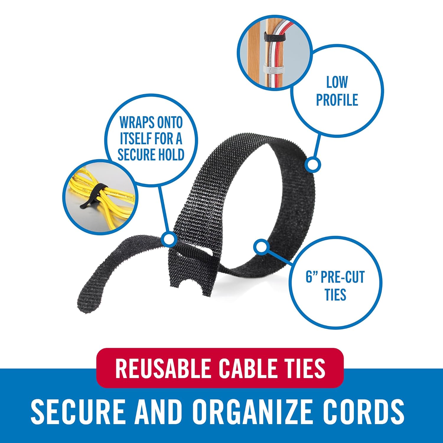 Tame the Cable Monster: VELCRO Brand Reusable Ties Review