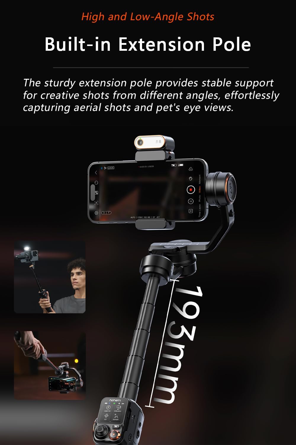 Not a Gimbal, But a Great Versatile Selfie Stick/Tripod