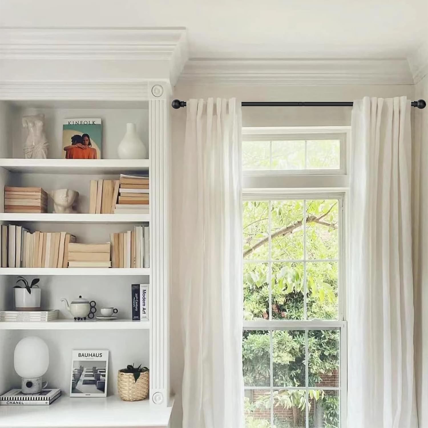 GXOACKJ Curtain Rods: Stylish & Sturdy for Small Windows