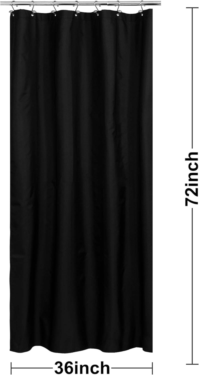 N&Y HOME Black Stall Curtain: A Sleek, Practical Liner